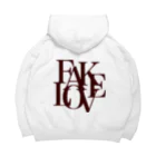 faveのfakelove ビッグシルエットパーカー ビッグシルエットパーカー