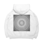 左の幾何学模様　series Big Hoodie