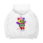 油絵描きの小物売り場のハートブレイクしょんぼりパンダ君 Big Hoodie