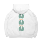 s n mのポジティブニンゲン Big Hoodie