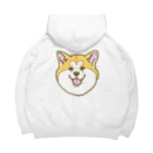 春風工房の秋田犬ハッピースマイル赤毛 Big Hoodie