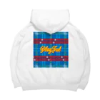 PLAYFULの琉球絣 Big Hoodie