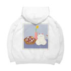 NEKOGASUKINAHITO-ねこがすきなひと-のしろねこのたまちゃん Big Hoodie