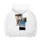 はぴふらのphoto×collage Big Hoodie