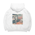 お村ヴィレッジのここにいるよ Big Hoodie