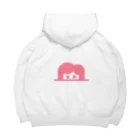 ポペルカSHOPのビッグシルエットパーカー（ピンク) Big Hoodie