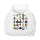 すとろべりーガムFactoryの【バックプリント】 2.5等身 UMA図鑑 Big Hoodie