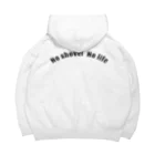 NOW ONのNo shovel No life  Big Hoodie