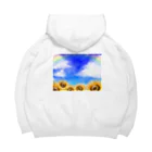 ちくわぶの夏の背景 Big Hoodie