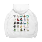 すとろべりーガムFactoryの【バックプリント】 ドットUMA図鑑 Big Hoodie