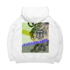 VEGAN LIFEの虎のビーガンライフ Big Hoodie