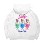 ヤンヤン商店のラッキークリームソーダ Big Hoodie