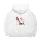 Monne NivetのBeautiful heels Big Hoodie