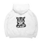 玄猫耶（くろねこや）の眠りの森のトラノコ Big Hoodie