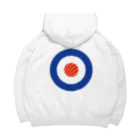 9bdesignのスシ・ターゲット Target Sushi Roll Roundel Big Hoodie