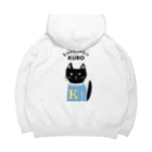 mapechiの黒猫クロ、お気に入りのセーター Big Hoodie