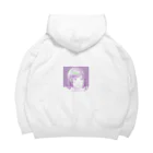 三桜のお店の淡い女の子パーカー Big Hoodie