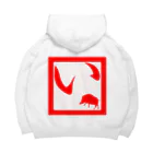 Yuko’ｓ Galleryの【開運祈願】亥年生まれ守護梵字キリーク Big Hoodie