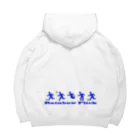 ドリブルTシャツのD-Studioの[EFBS]:レインボーフリックパーカー Big Hoodie