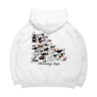 lily_dalmatianのランニングドッグ　少数タイプ Big Hoodie