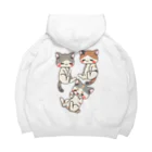 ねことおひるねの【ねむver】いい夢みてね Big Hoodie