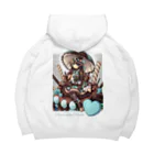 月蝕ざっか店＠SUZURIのChocomint*Holic（For Backprint） Big Hoodie