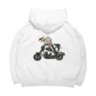 フクモモのモモンガ(バイクとカエル) Big Hoodie