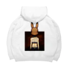 wktkライブ公式グッズショップの幸運ウサギさん Big Hoodie