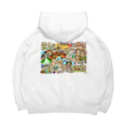 chimamusubiのフルオーダーイラスト商品見本 Big Hoodie