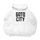 JIMOTO Wear Local Japanの五島市 GOTO CITY ビッグシルエットパーカー