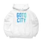 JIMOTO Wear Local Japanの五島市 GOTO CITY ビッグシルエットパーカー