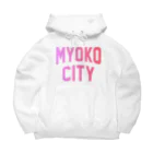 JIMOTOE Wear Local Japanの妙高市 MYOKO CITY ビッグシルエットパーカー
