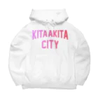 JIMOTO Wear Local Japanの北秋田市 KITAAKITA CITY ビッグシルエットパーカー