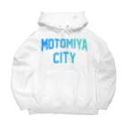 JIMOTOE Wear Local Japanの本宮市 MOTOMIYA CITY Big Hoodie