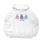 nagiのmemeが3匹（夢カワパステル） Big Hoodie