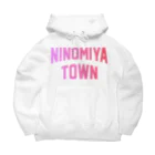 JIMOTOE Wear Local Japanの二宮町 NINOMIYA TOWN ビッグシルエットパーカー