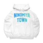 JIMOTOE Wear Local Japanの二宮町 NINOMIYA TOWN ビッグシルエットパーカー