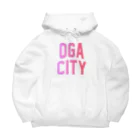 JIMOTOE Wear Local Japanの男鹿市 OGA CITY Big Hoodie