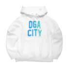 JIMOTO Wear Local Japanの男鹿市 OGA CITY ビッグシルエットパーカー