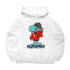 おむれつ商店のくじらっぱー Big Hoodie