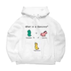 Dinocorn ClubのWhat is a dinocorn? (HOODIE) Big Hoodie