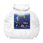 MarchanMerchantのMarchan 海に行く Big Hoodie