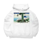 寿めでたや(ukiyoe)の葛飾北斎_冨嶽三十六景　甲州三嶌越 Big Hoodie