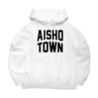 JIMOTO Wear Local Japanの愛荘町 AISHO TOWN ビッグシルエットパーカー