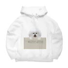 hummingbirdのビションフリーゼ　bichon frise  Big Hoodie