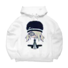 Café Roseraieの【VKOG398】デフォルメカラダ Big Hoodie