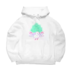 麻雀グッズ🀄️-kawaii mahjong-の麻雀🀄️一索(イーソー) Big Hoodie