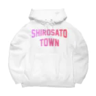 JIMOTOE Wear Local Japanの城里町 SHIROSATO TOWN ビッグシルエットパーカー