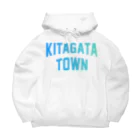 JIMOTO Wear Local Japanの北方町 KITAGATA TOWN ビッグシルエットパーカー