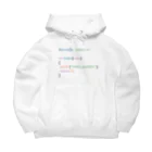 ぬのC言語 HelloWorld Big Hoodie